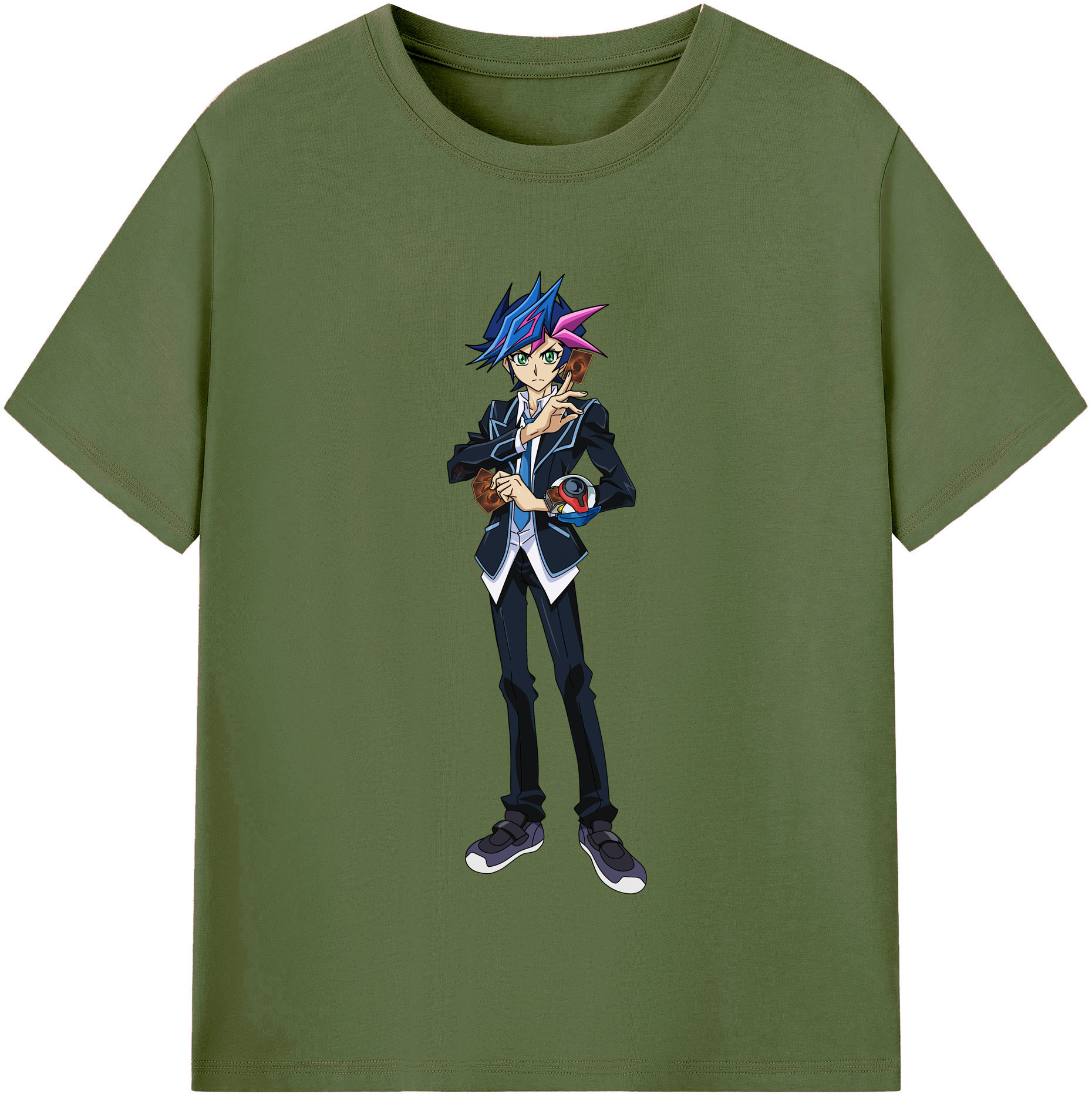 （画像用） 遊☆戯☆王 Yu-Gi-Oh! 綿100％半袖Tシャツ（フロントプリント）